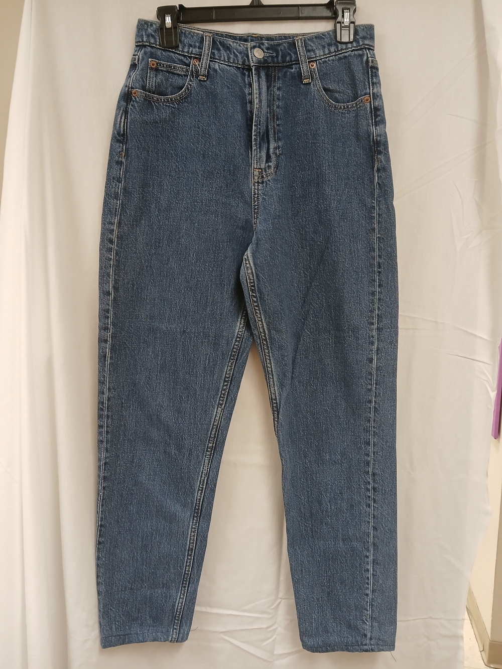 GAP High-Rise Dark Blue Mom Jeans